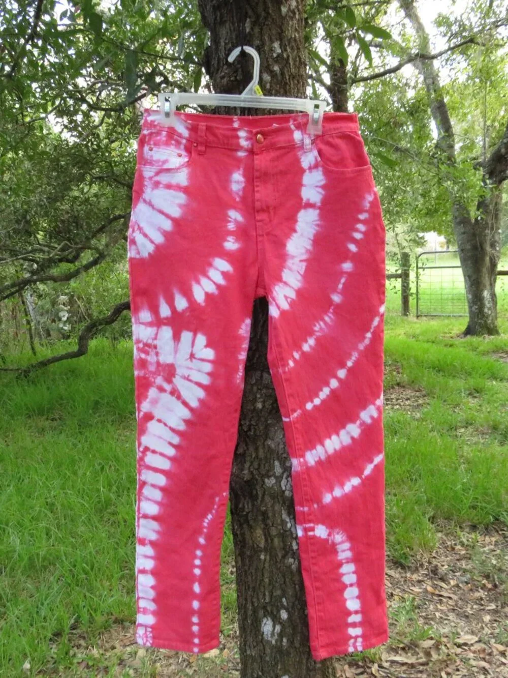 Diane Gilman size 10 tie Dye Pants Stretch Hi rise